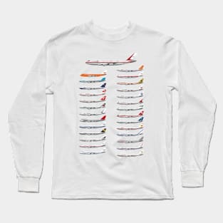 Launch Customers for the Boeing 747 Long Sleeve T-Shirt